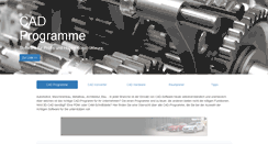 Desktop Screenshot of cad-programme.com
